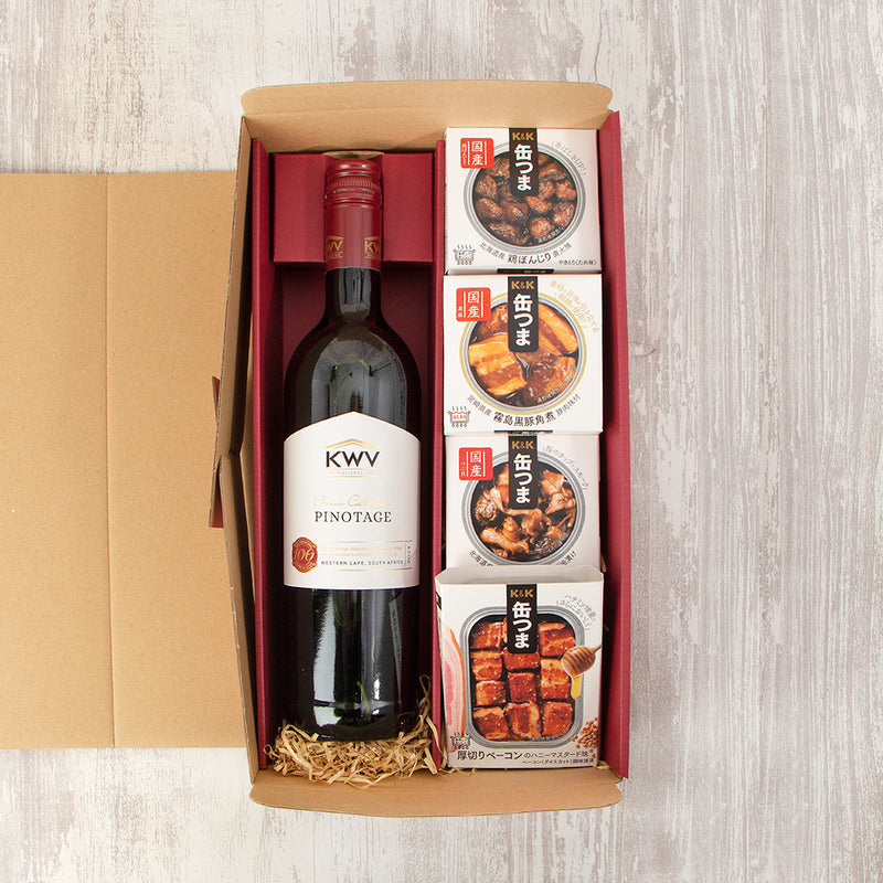 赤ワインとおつまみセット