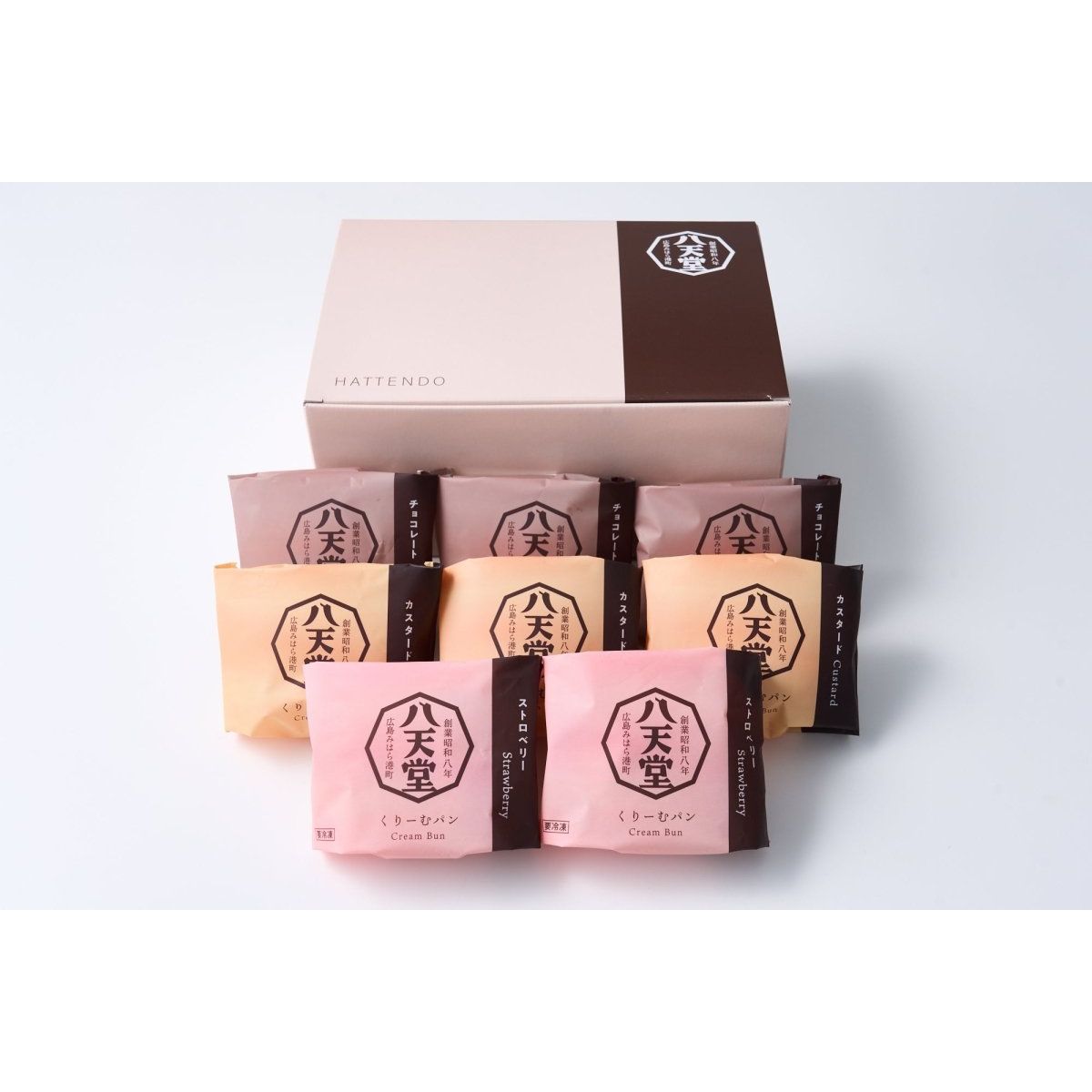 【送料込み】【広島県】八天堂　くりーむパン８個 - ROJI日本橋 ONLINE STORE