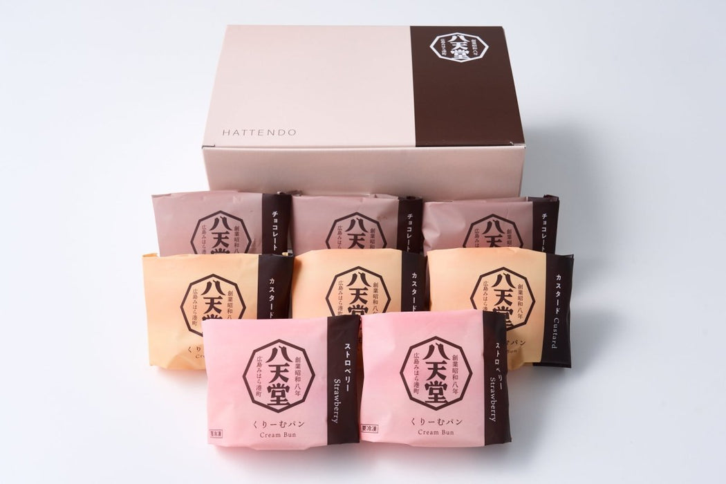 【送料込み】【広島県】八天堂　くりーむパン８個 - ROJI日本橋 ONLINE STORE