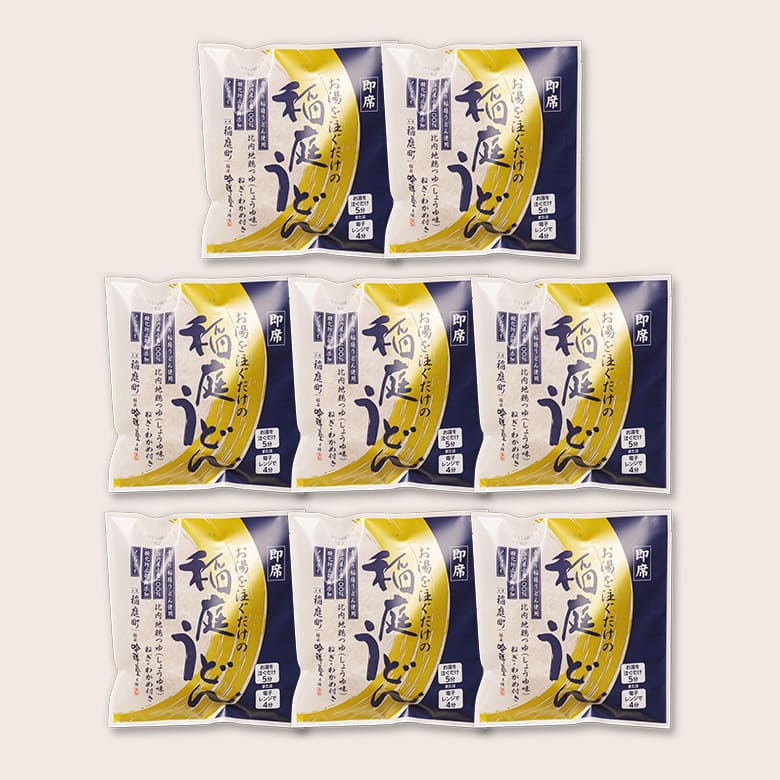 【送料込み】【秋田県】お湯を注ぐだけの稲庭うどんしょうゆスープ 8食セット - ROJI日本橋 ONLINE STORE