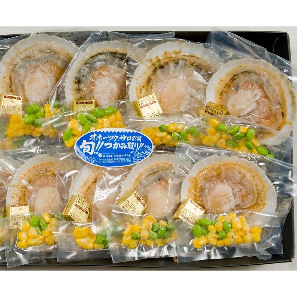 【送料込み】【北海道】オホーツク産帆立片貝セット8枚入り≪7～12月限定≫ - ROJI日本橋 ONLINE STORE