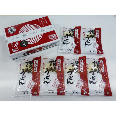 石丸製麺 半生讃岐うどん包丁切り・つゆ付12人前