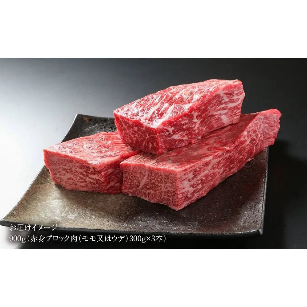 【送料込み】【岐阜県】飛騨牛 赤身 ブロック[塊] 900ｇ（300g×3個） 真空パック （MZ022） - ROJI日本橋 ONLINE STORE