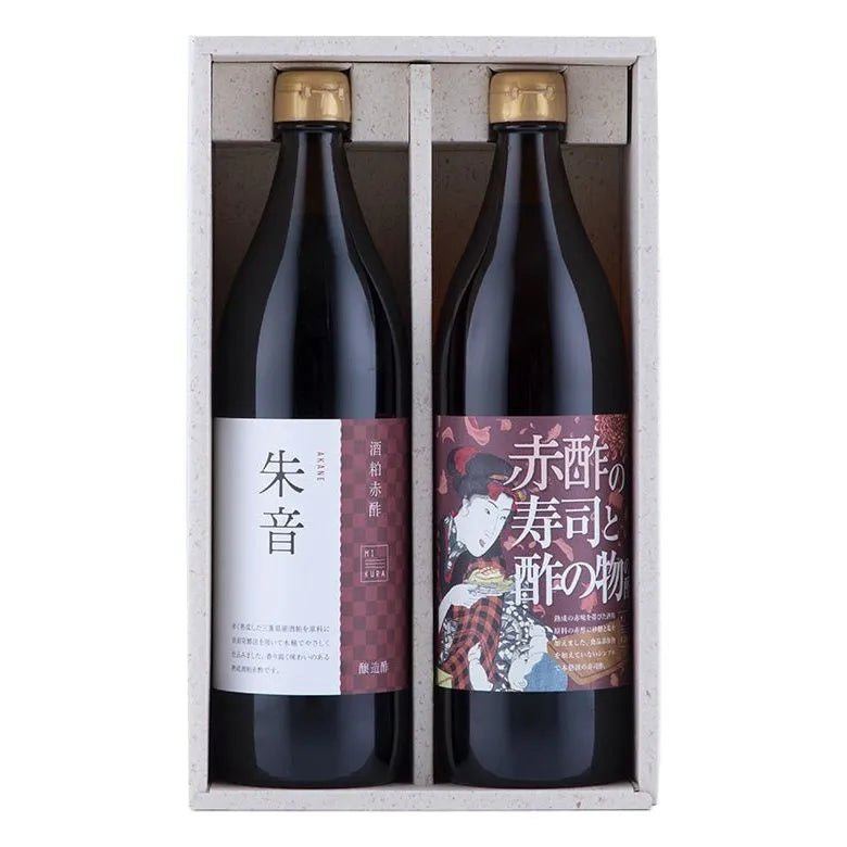 【送料込み】【三重県】御蔵酢 【朱音+赤酢の寿司と酢の物の酢】900ml×2本 ギフトセット - ROJI日本橋 ONLINE STORE