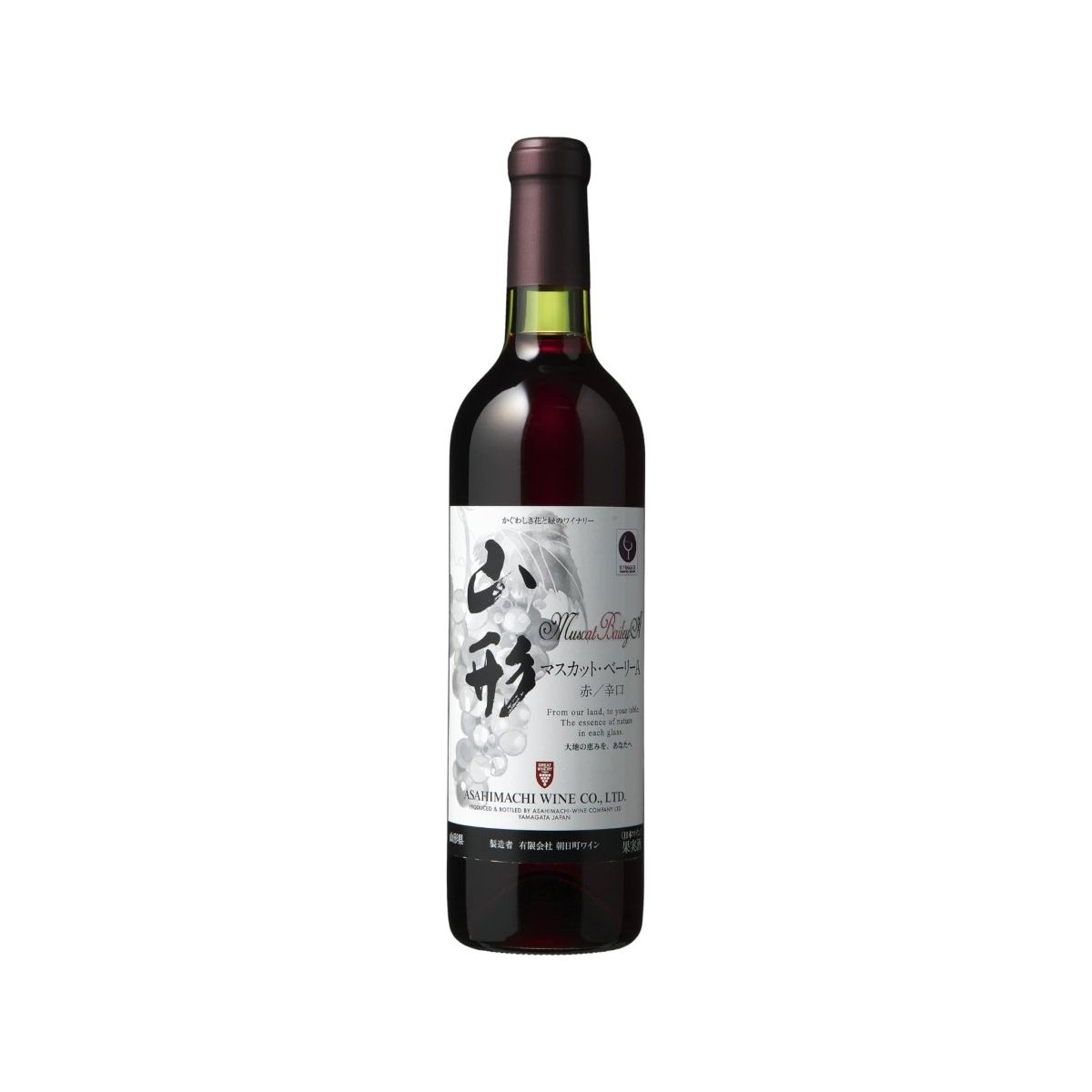 朝日町 山形マスカットベーリーＡ 赤辛口 720ml - ROJI日本橋 ONLINE STORE