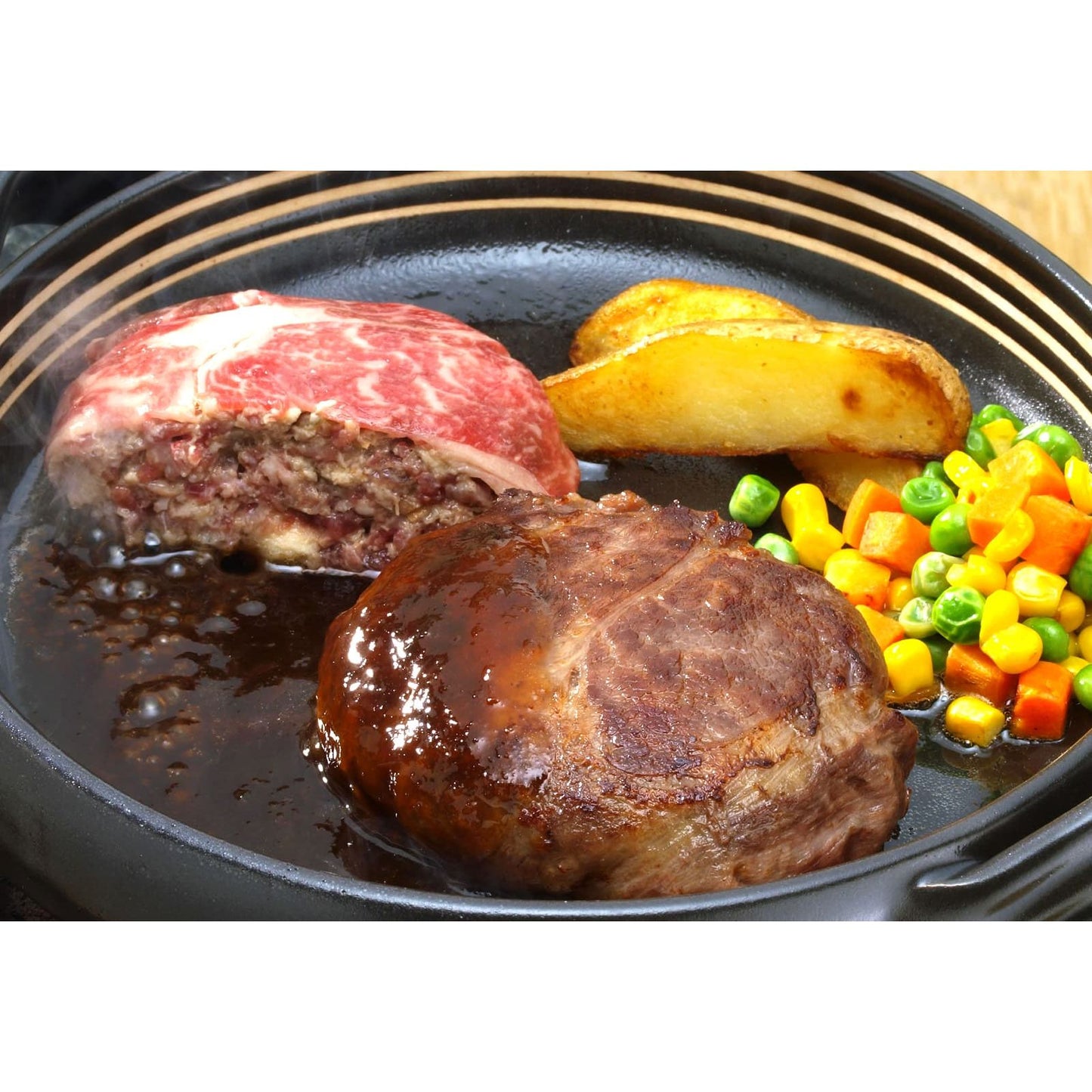 【送料込み】【北海道】肉の山本 特撰ハンバーグセット