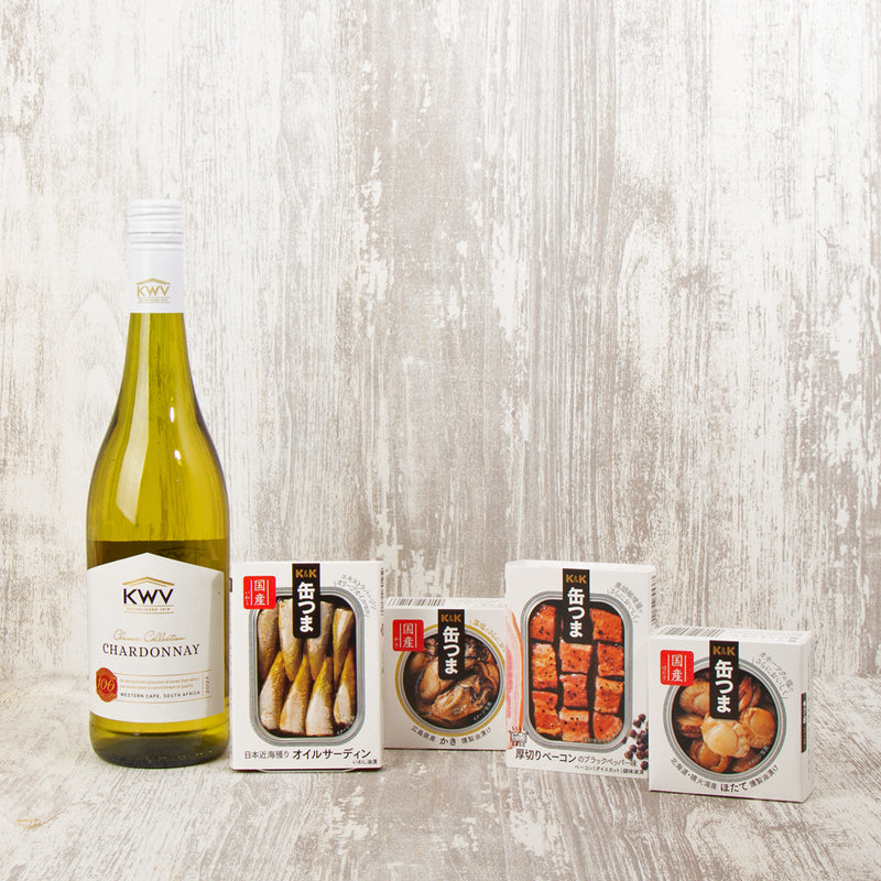 白ワインとおつまみセット