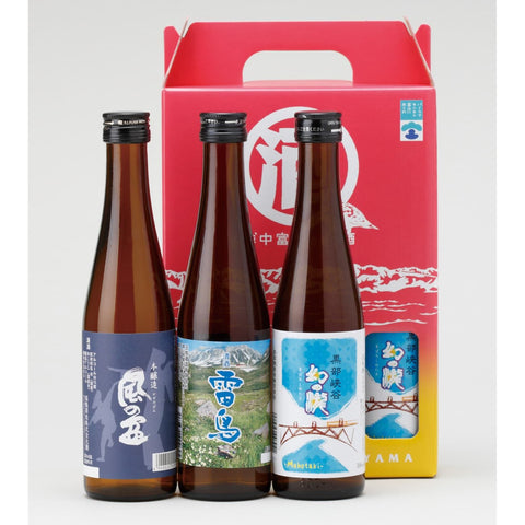 越中富山の地酒詰合せ（300mlx3本）