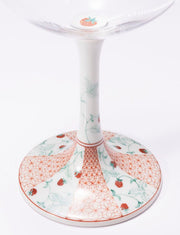 【送料込み】【石川県】九谷焼 鏑木ワイングラスby RIEDEL 木いちご 赤（梅村めぐみ・画） - ROJI日本橋 ONLINE STORE