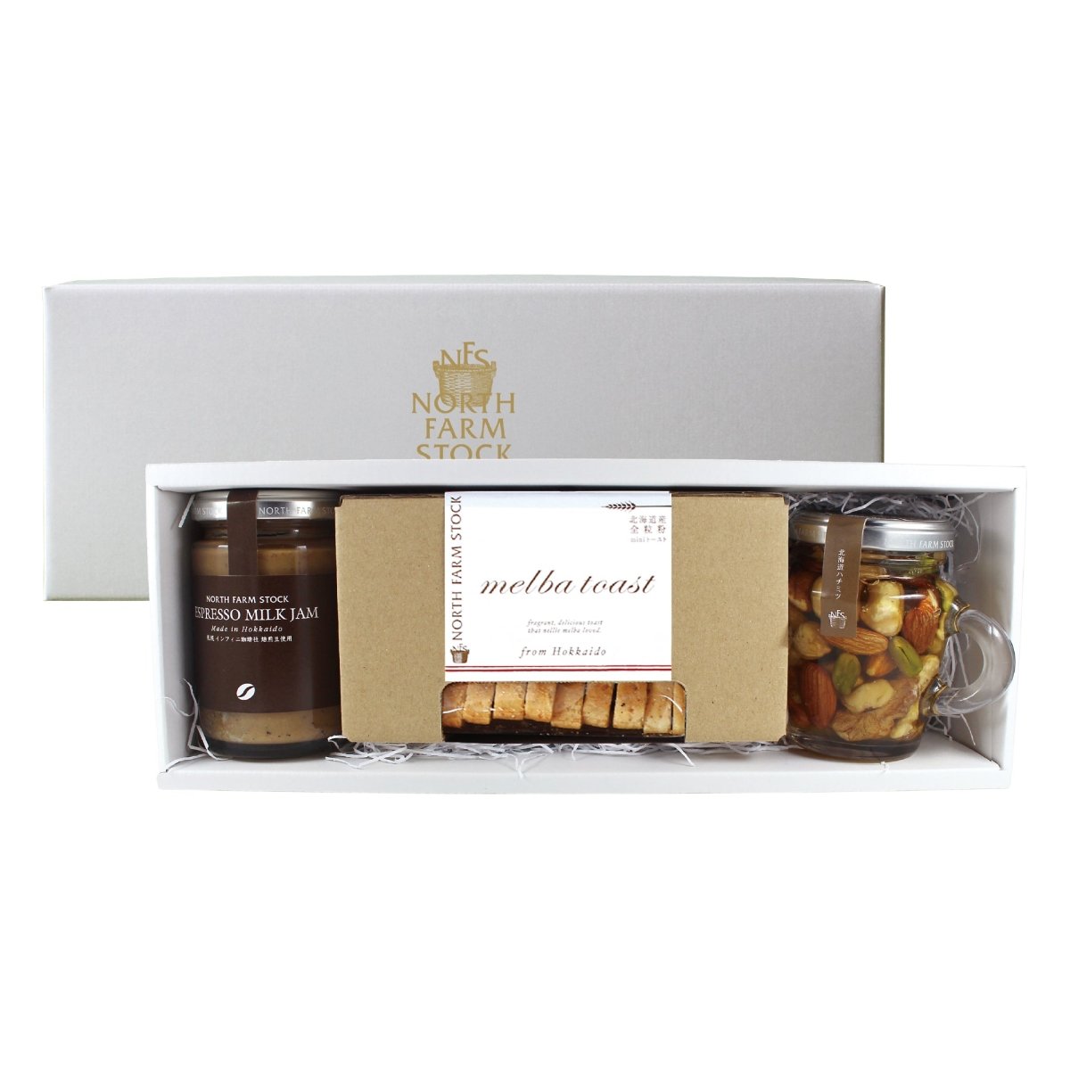 【送料込み】北海道ハニーナッツとエスプレッソミルクジャムのセット（EHM - 01）【産直食品】 - ROJI日本橋 ONLINE STORE