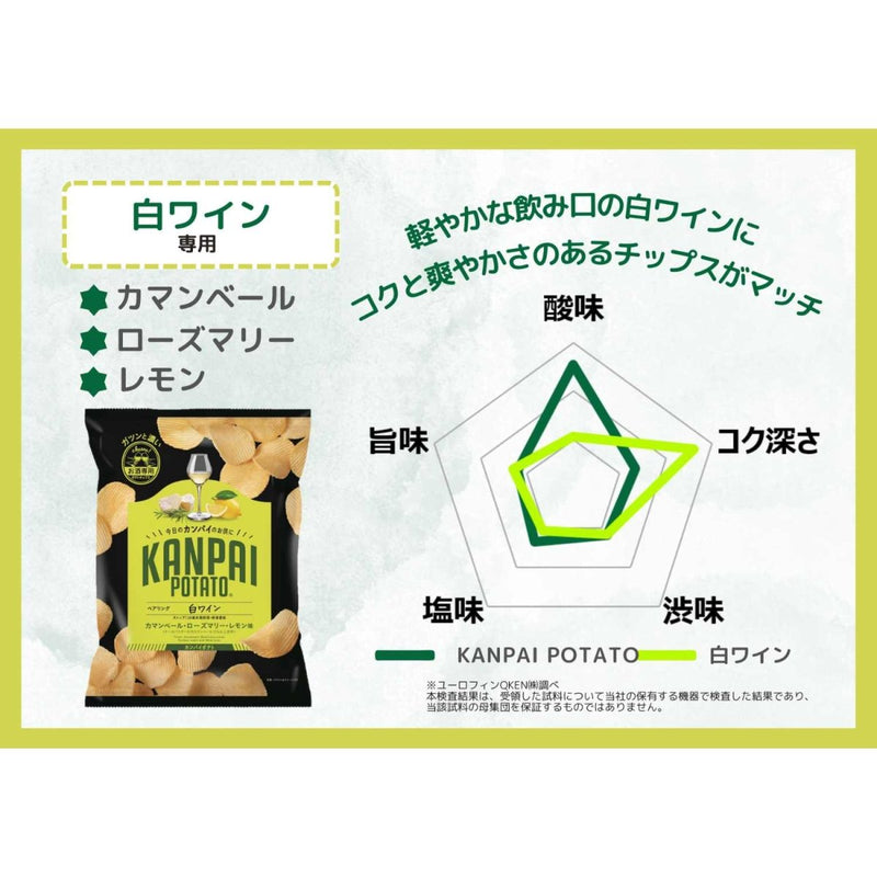 KANPAI POTATO 白ワイン専用（カマンベール・ローズマリー・レモン味） 1袋 - ROJI日本橋 ONLINE STORE