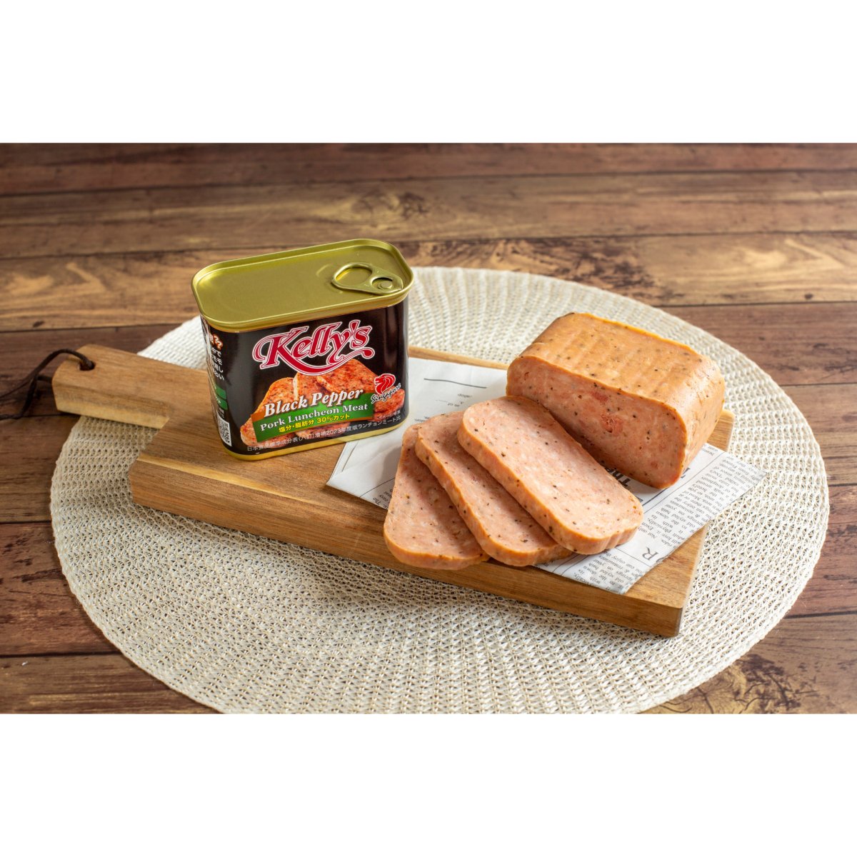 Kelly’s ランチョンミート ブラックペッパー340g - ROJI日本橋 ONLINE STORE
