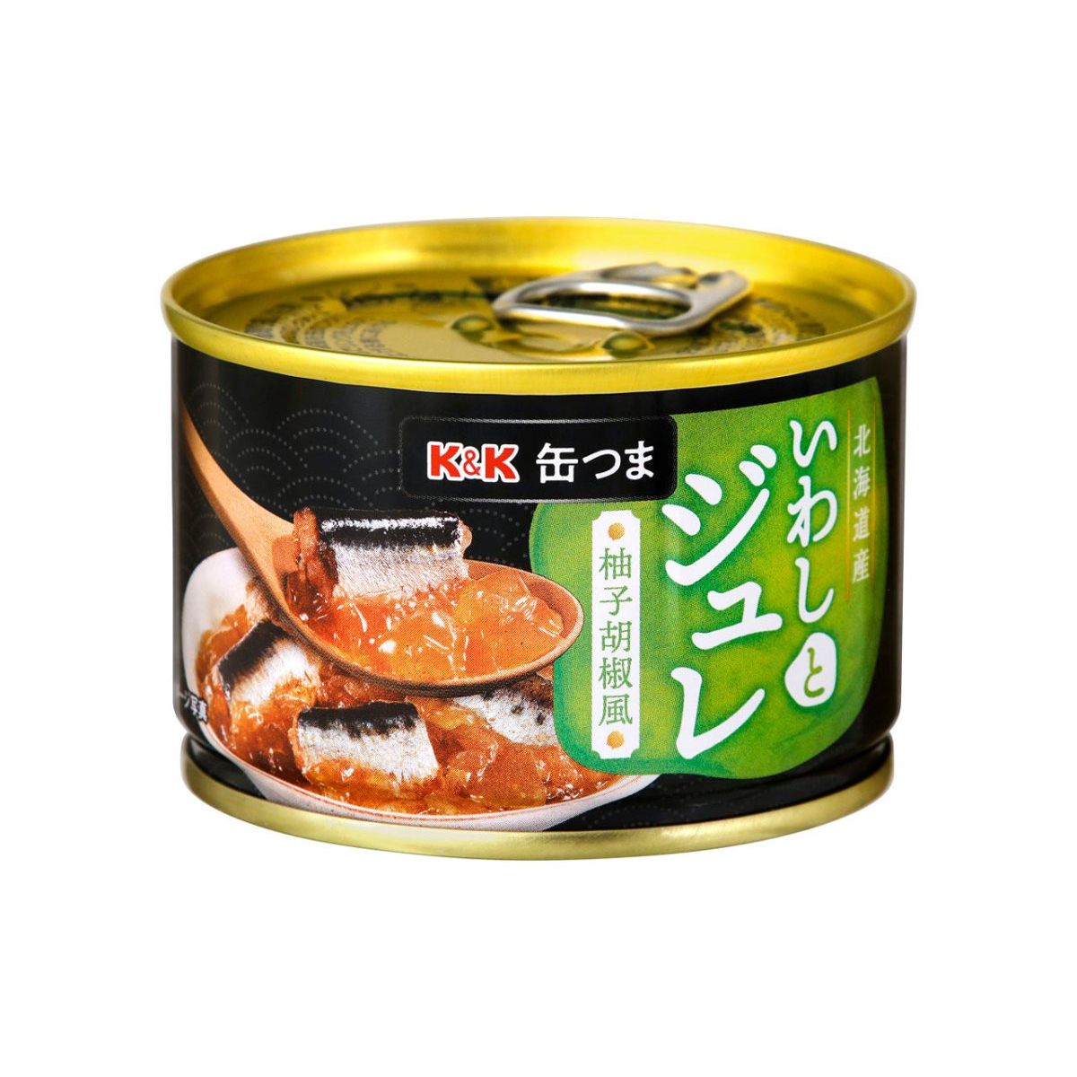 K&K 缶つま 北海道産いわしとジュレ 柚子胡椒風 - ROJI日本橋 ONLINE STORE