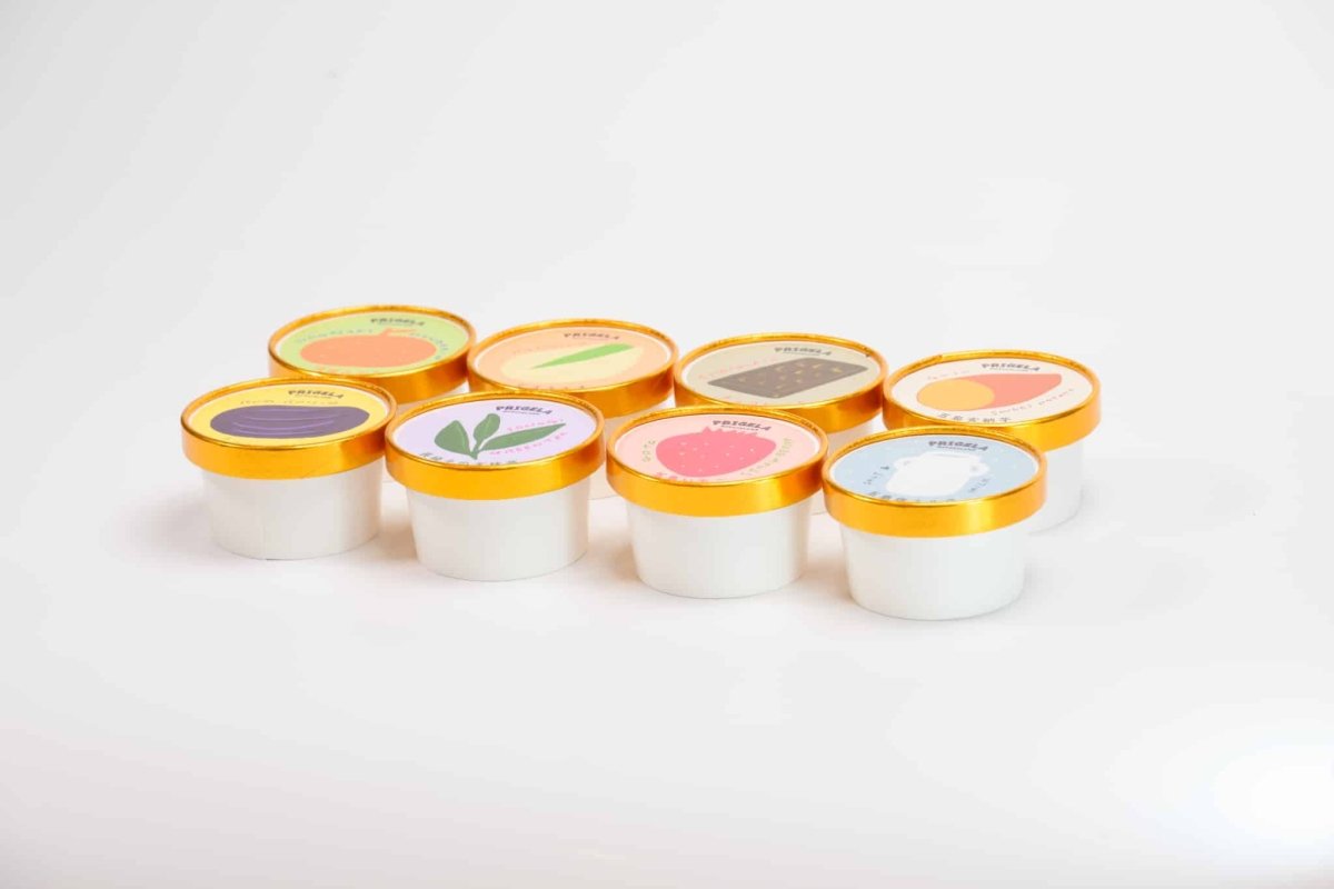 【送料込み】PRIGELA ジェラートギフト8個セット（五島塩ミルク/長崎そのぎ抹茶/五島安納芋/五島いちご/長崎みかん/チョコレート/ラムレーズン/ピスタチオ 各1個） - ROJI日本橋 ONLINE STORE