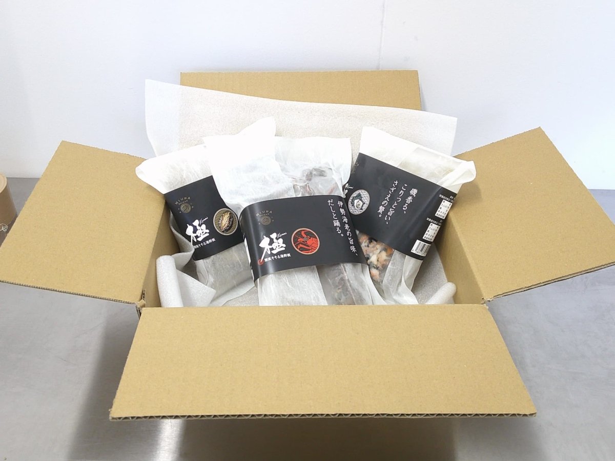 【送料込み】極　海鮮飯　海鮮三宝（あわび・伊勢海老・さざえ） - ROJI日本橋 ONLINE STORE