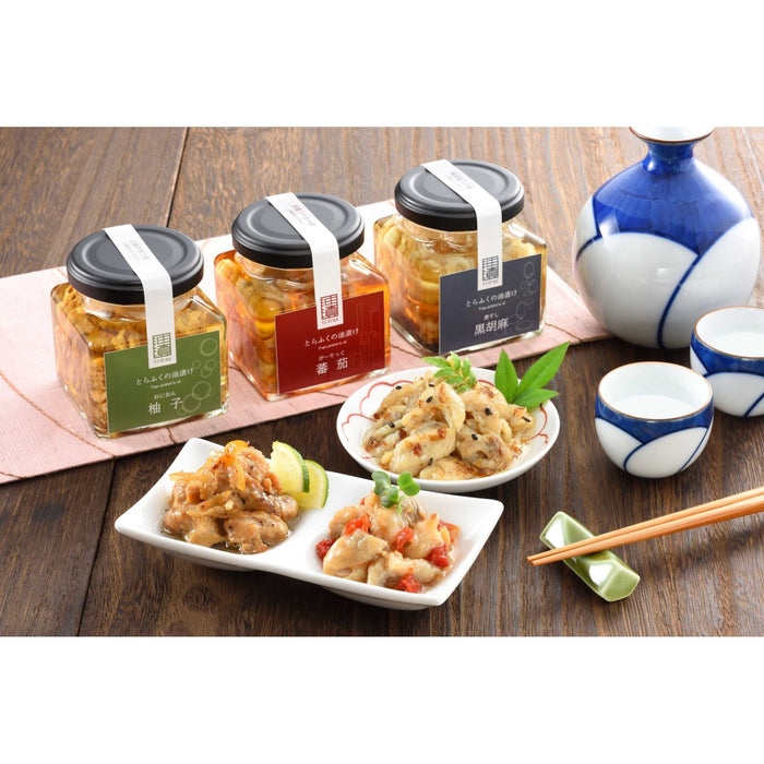 【送料込み】【山口県】とらふくの油漬け　三種詰合せ - ROJI日本橋 ONLINE STORE