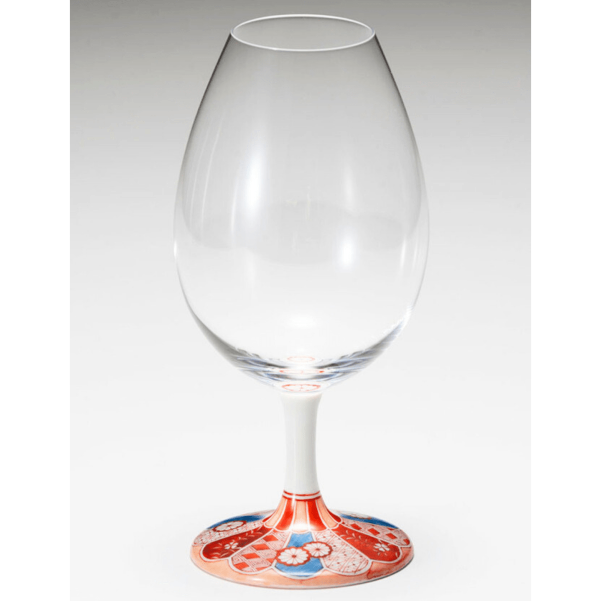 【送料込み】【石川県】九谷焼 鏑木酒グラス 菊花紋 赤（梅村めぐみ・画） - ROJI日本橋 ONLINE STORE