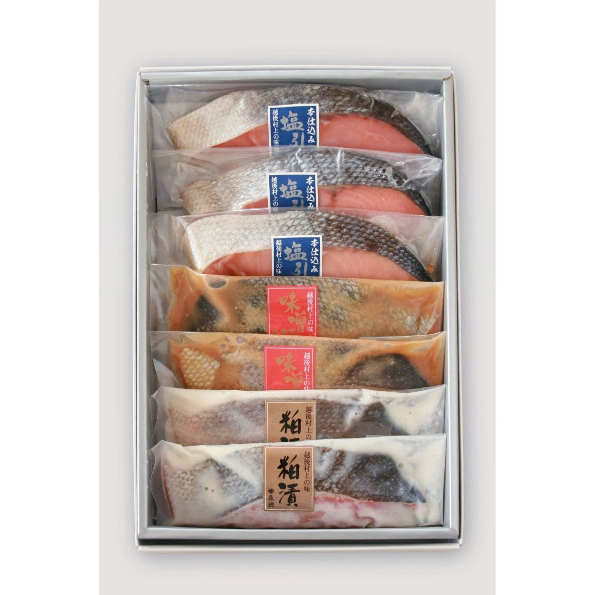 【送料込み】【新潟県】塩引き鮭切身・味噌漬・粕漬セット - ROJI日本橋 ONLINE STORE