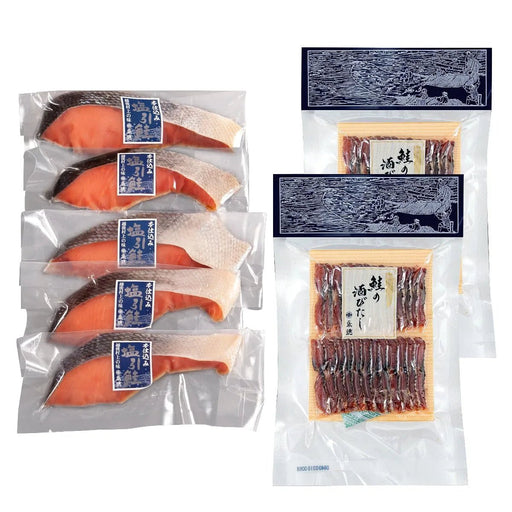 【送料込み】【新潟県】越後村上・永徳 塩引鮭と鮭の酒びたし - ROJI日本橋 ONLINE STORE