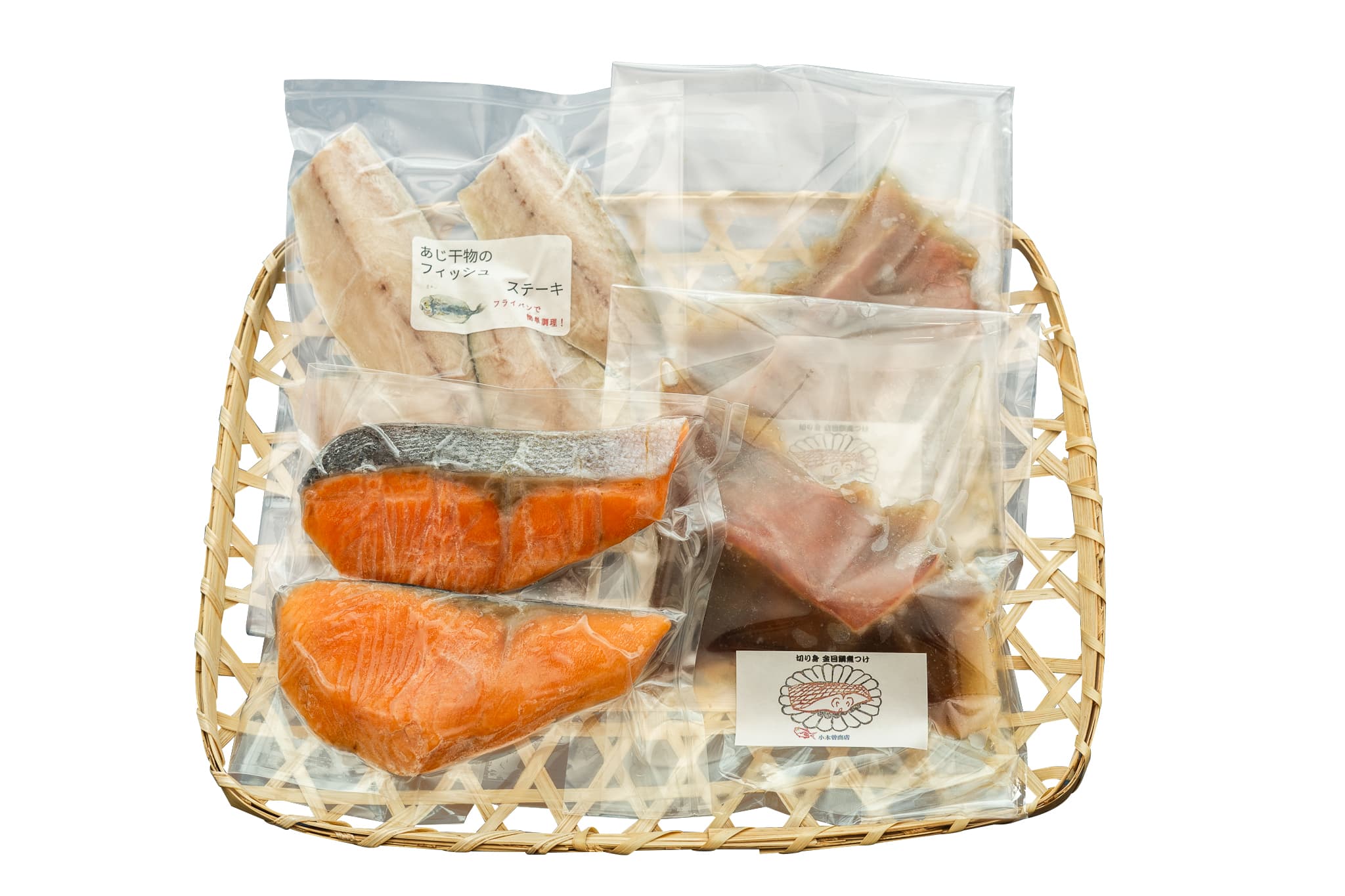 小木曽商店の煮魚・干物セット　商品画像