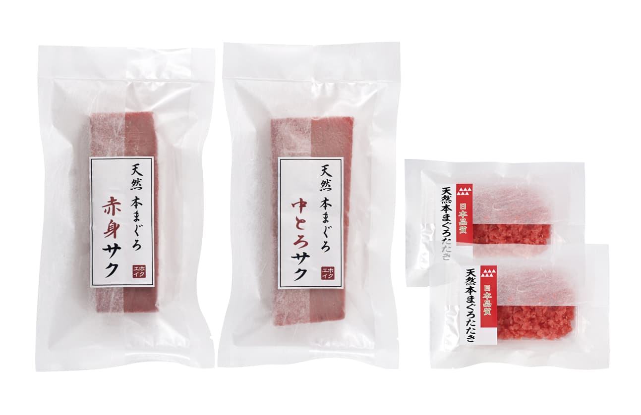 築地ホクエイ　天然本鮪詰合せ　商品画像