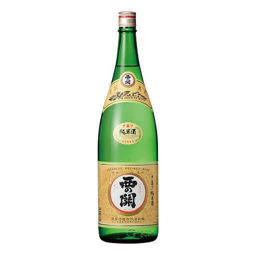 西の関　手造り純米酒　1800ml - ROJI日本橋 ONLINE STORE
