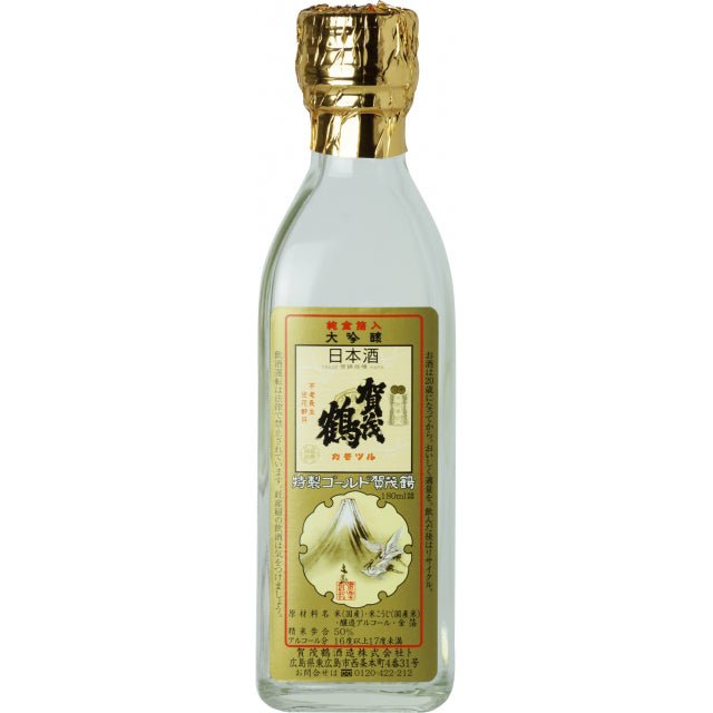 清酒大吟醸ゴールド賀茂鶴角瓶180ml - ROJI日本橋 ONLINE STORE
