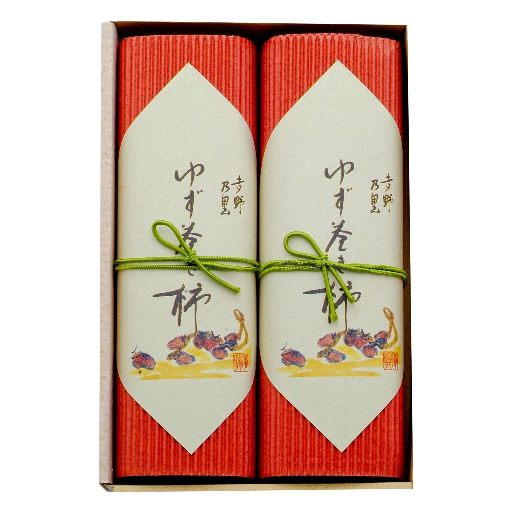 王隠堂 ゆず巻き柿 190ｇ×2本 - ROJI日本橋 ONLINE STORE