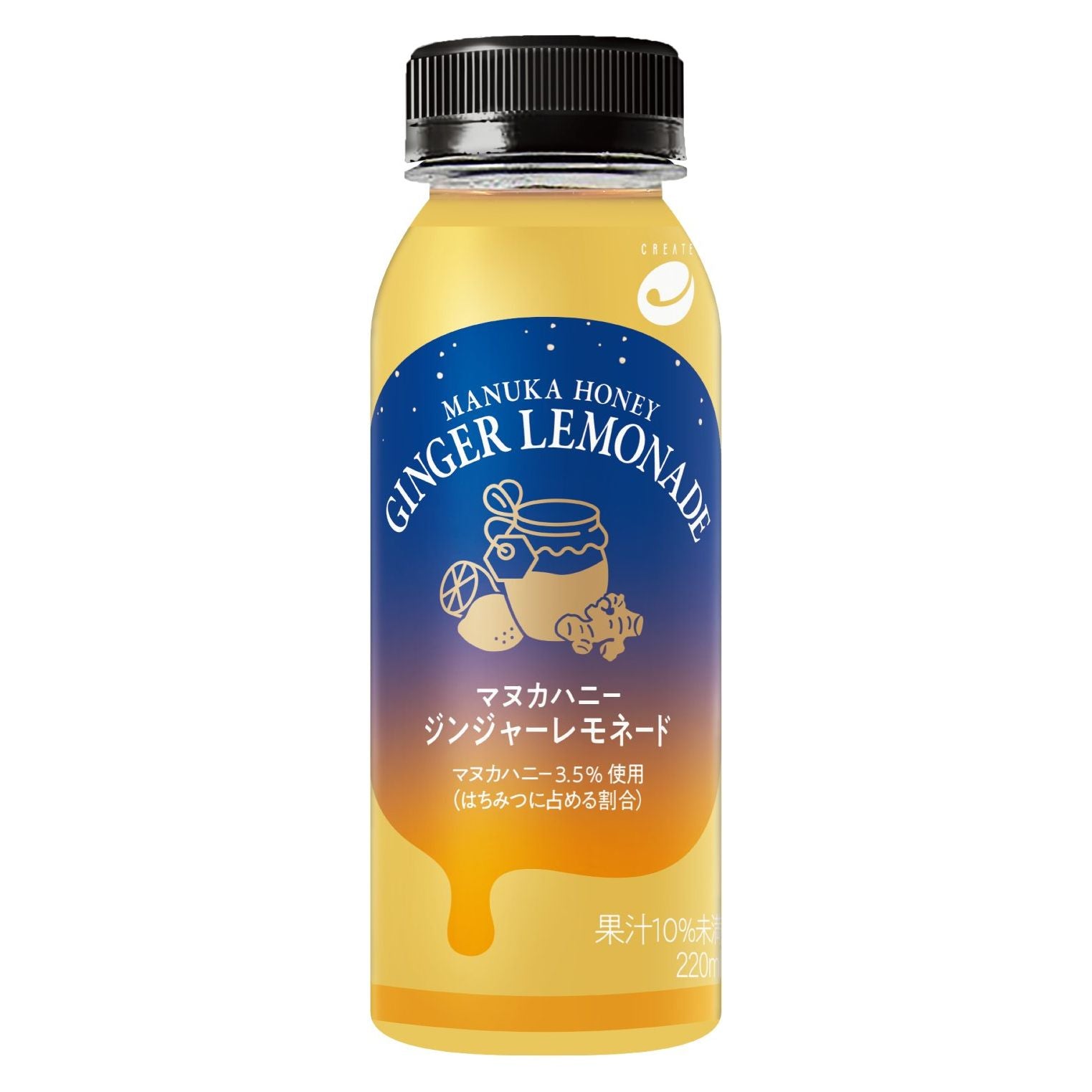 冷蔵】クリエイト マヌカハニージンジャーレモネード 220ml×12本
