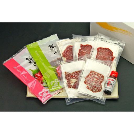 千興ファーム　鮮馬刺しバラエティ５種セット - ROJI日本橋 ONLINE STORE
