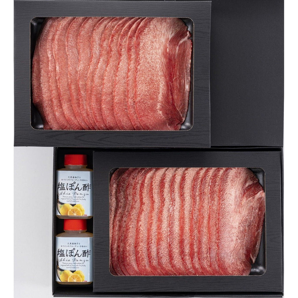 送料込み】【岡山県】牛たんしゃぶしゃぶセット 600g - 肉・ハム