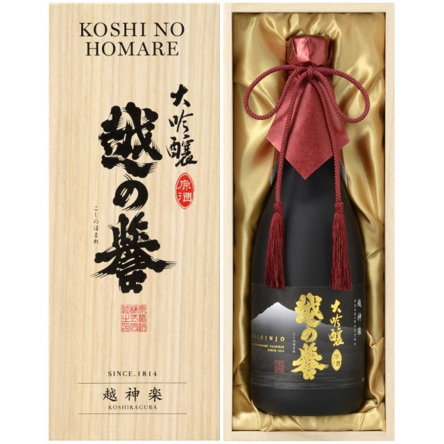 原　越の誉　大吟醸原酒　越神楽　720ml - ROJI日本橋 ONLINE STORE