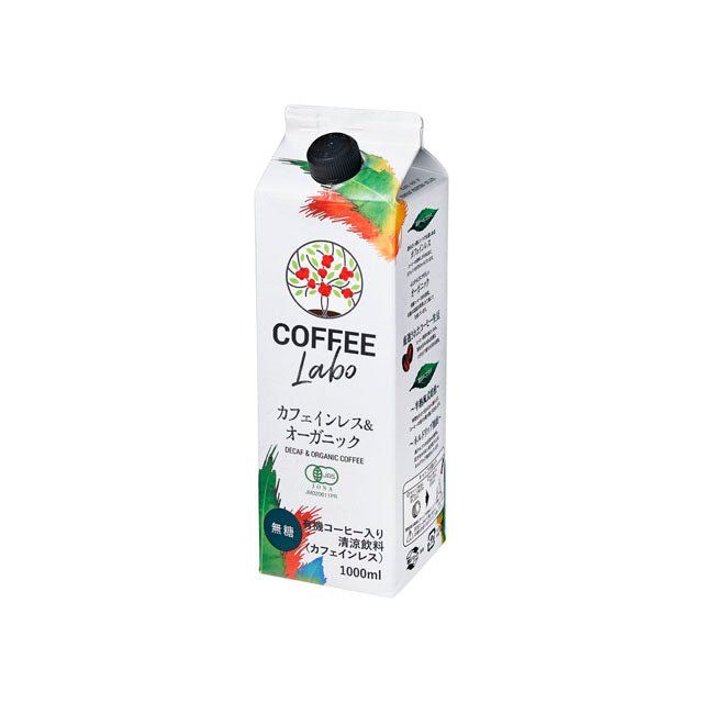 【定期購入】【冷蔵】クリエイト　COFFEE LABOカフェインレス&オーガニック　1000ml×6本 - ROJI日本橋 ONLINE STORE