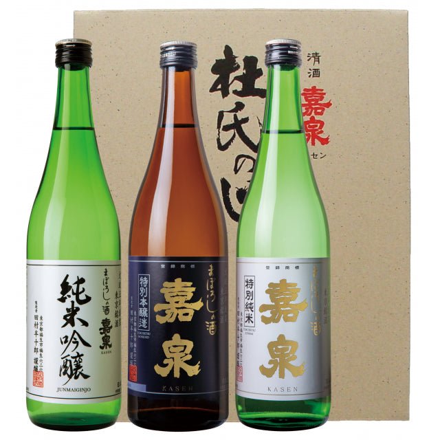 清酒　嘉泉　杜氏の心セットＫ-40　720ml×3 - ROJI日本橋 ONLINE STORE