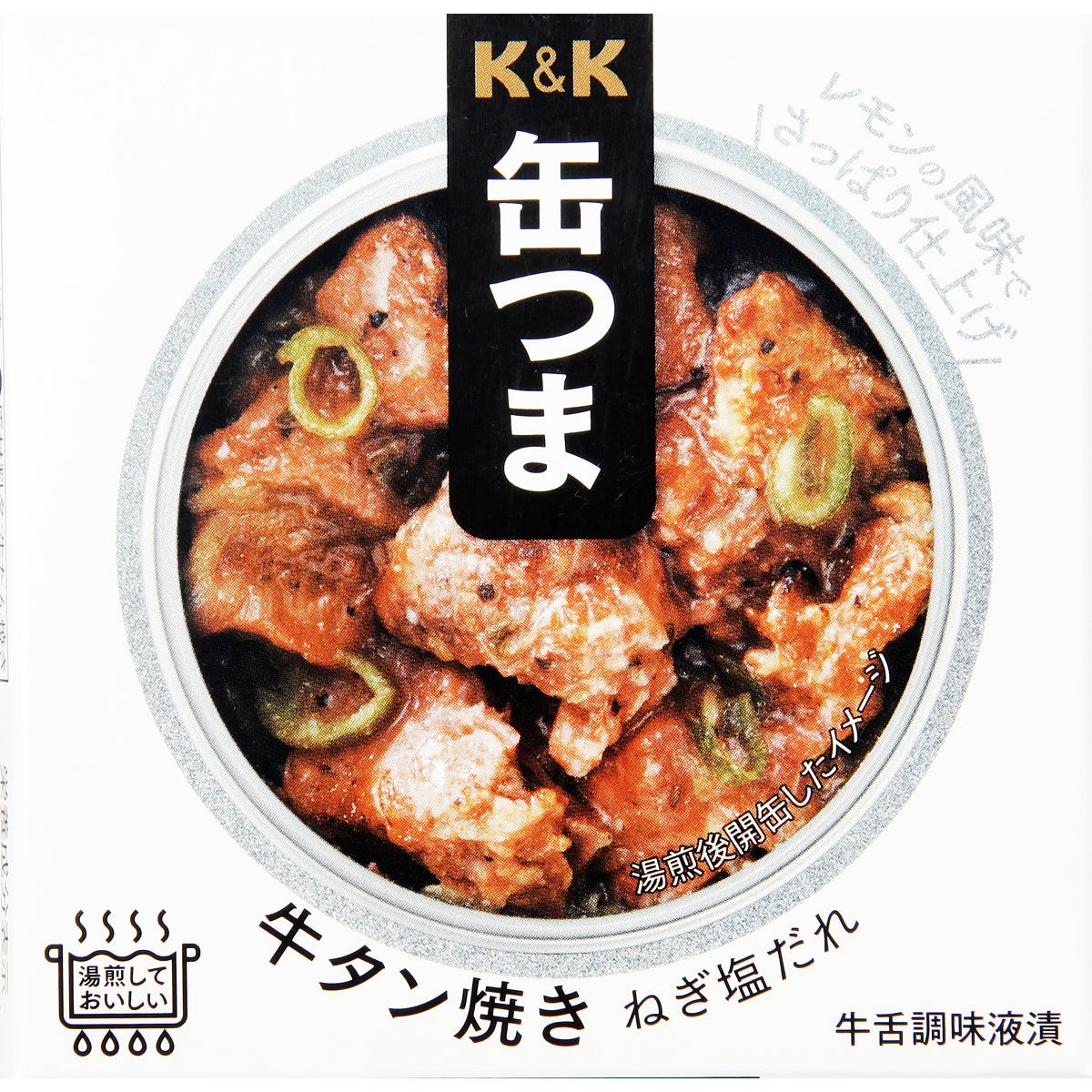 K&K 缶つま 牛タン焼き ねぎ塩だれ - 肉類（缶詰・瓶詰・レトルト