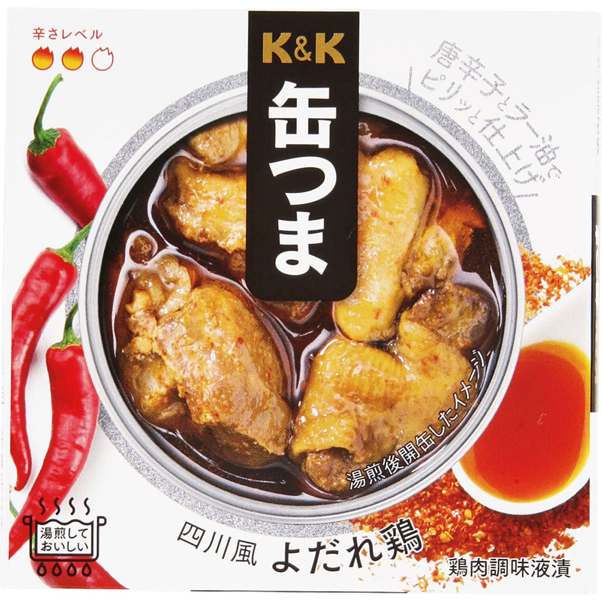 K & K CAN TSUMA SICHUAN 스타일의 침을 흘리는 닭