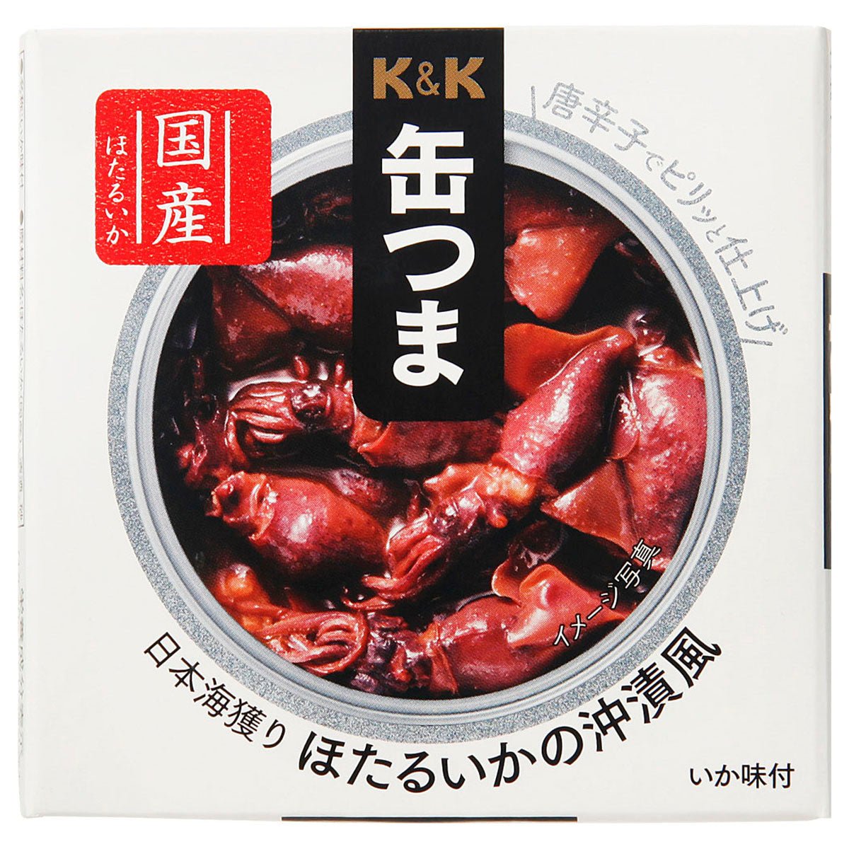 K&K 缶つま 日本海獲り ほたるいかの沖漬風