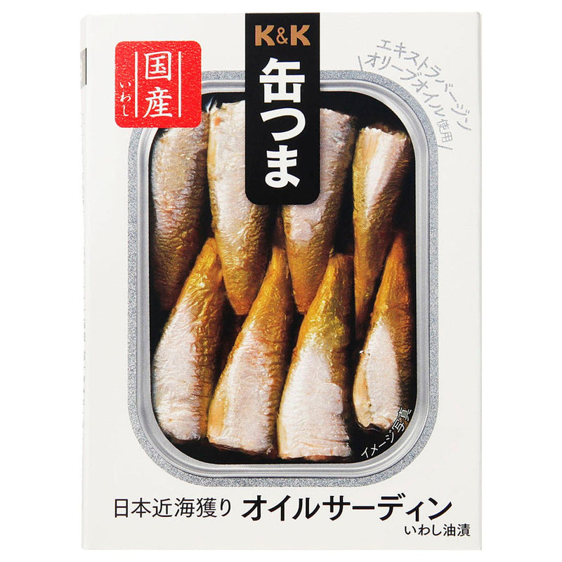 K&K 缶つま 日本近海獲り オイルサーディン - ROJI日本橋 ONLINE STORE