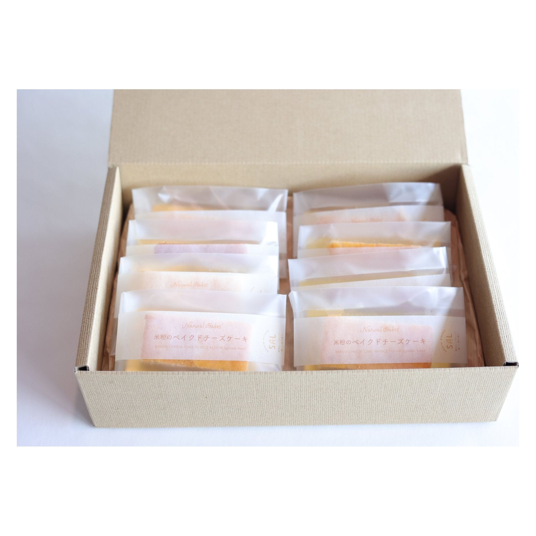 natural kitchen SAL 有機米の玄米粉で作ったチーズケーキセット8個 - ROJI日本橋 ONLINE STORE