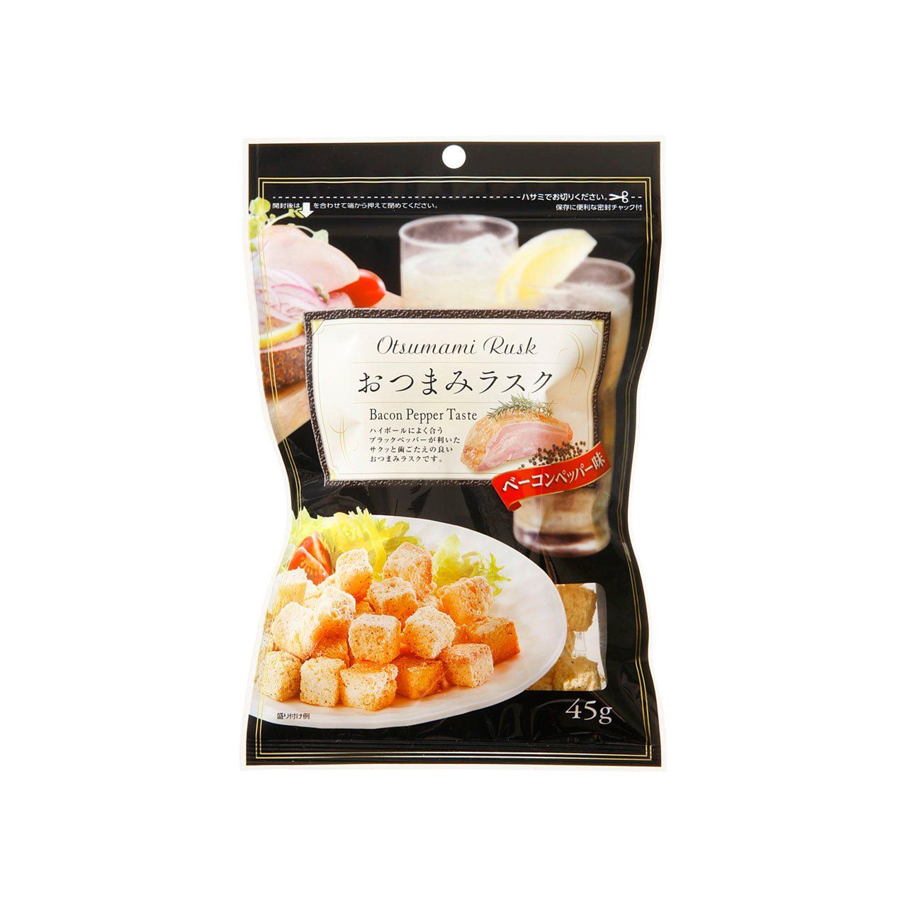 旭トラストフーズ おつまみラスクベーコンペッパー味 - ROJI日本橋 ONLINE STORE