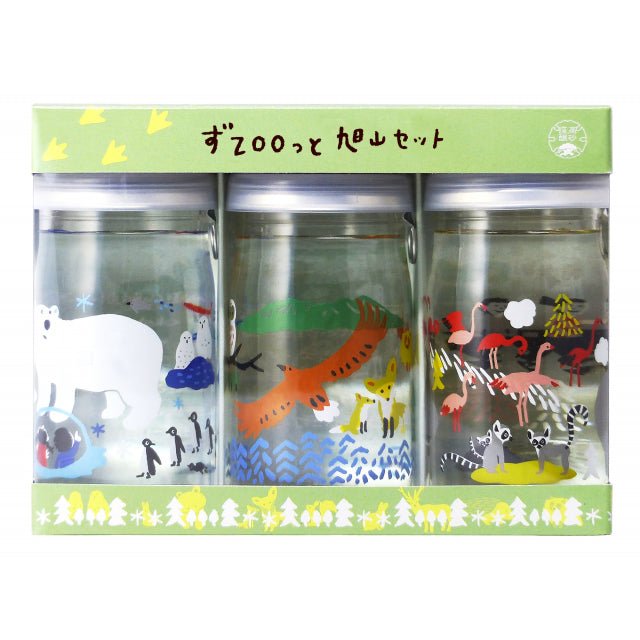 最も脆い所　日本語　3枚セット 高砂 ずZOOっと旭山セット 180ml×3 - 日本酒 ROJI日本橋 ONLINE STORE